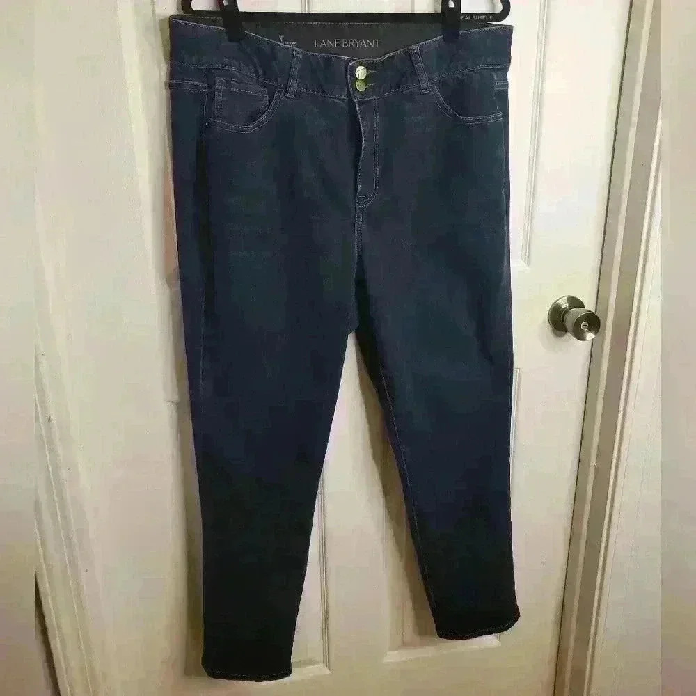 Tummy Control Lane Bryant Plus Size Short 18w  Jeans